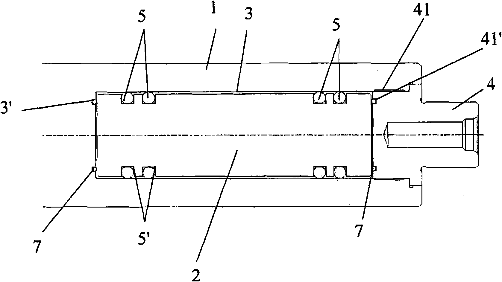 Tool holder equipped with a damping means