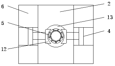 Positioning mechanism for machining holes in end surfaces of inner gear rings