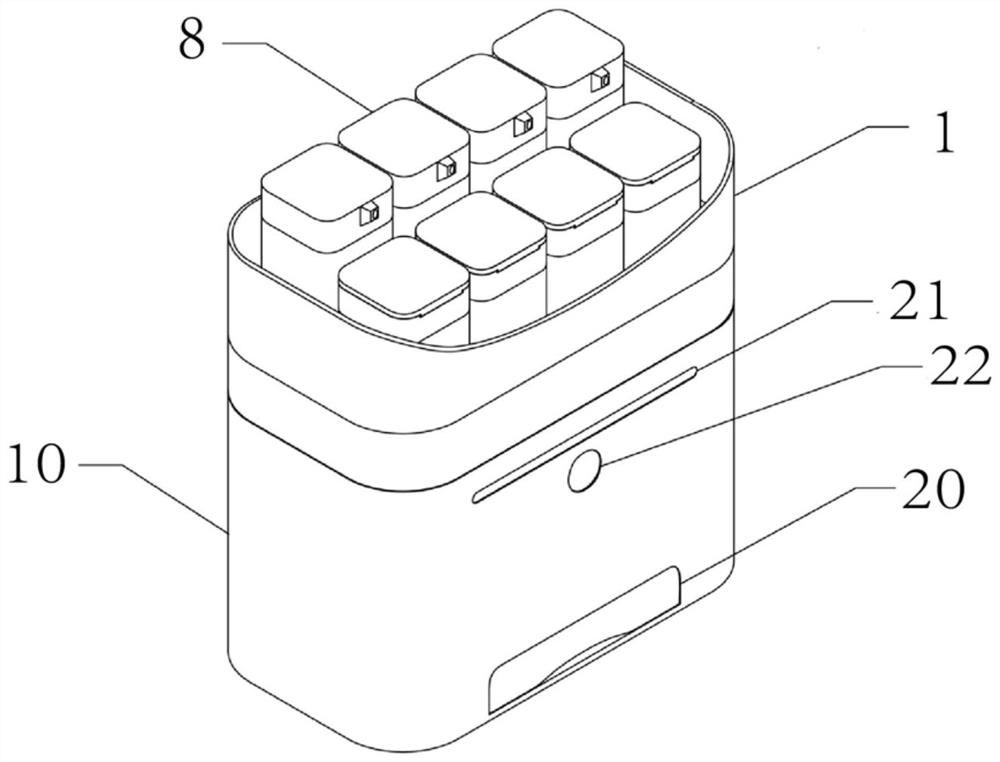 Seasoning box and using method