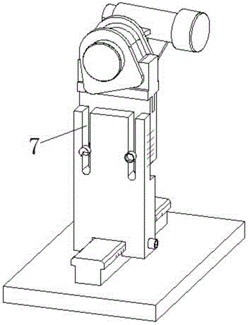 Method for adjusting adjustable workpiece clamp used for marking machine