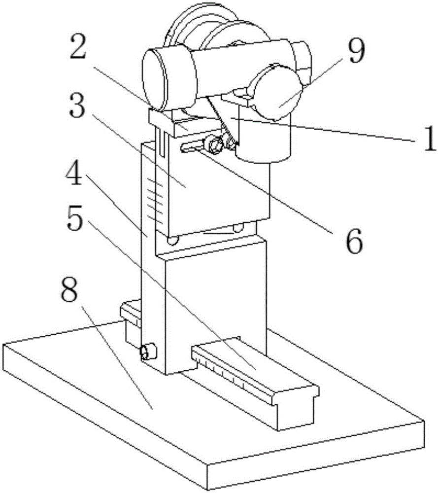 Method for adjusting adjustable workpiece clamp used for marking machine