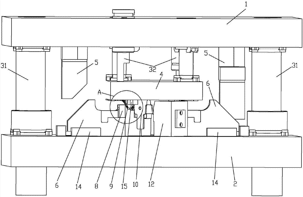 A waste cutting mechanism