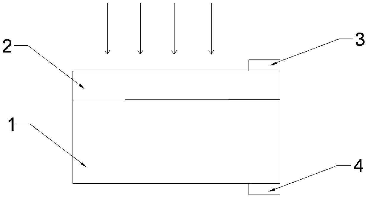 Ultra-thin film infrared broadband thermoelectronic photoelectric detector