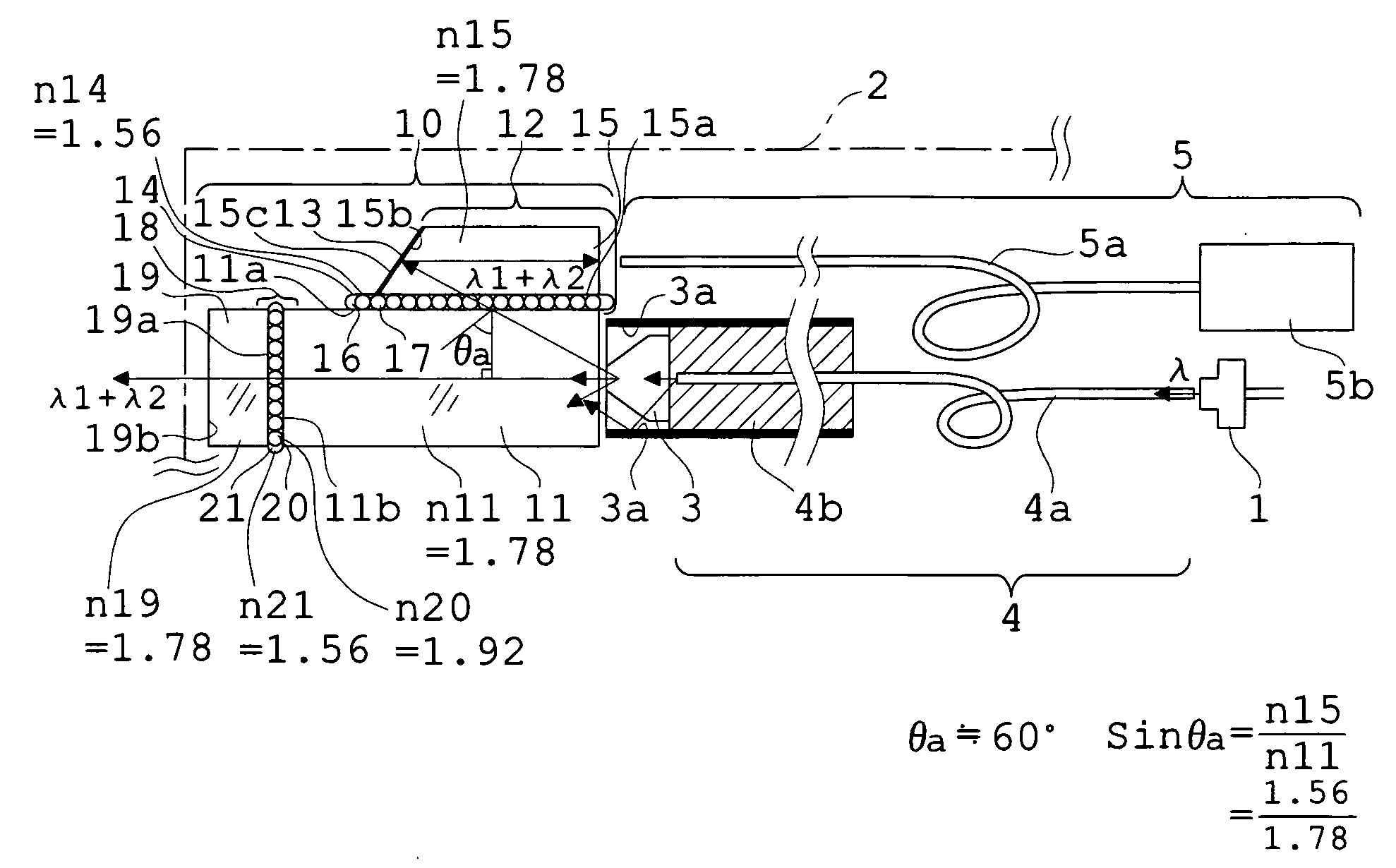 Illumination light detecting optical system and optical apparatus and endoscope apparatus provided with the same