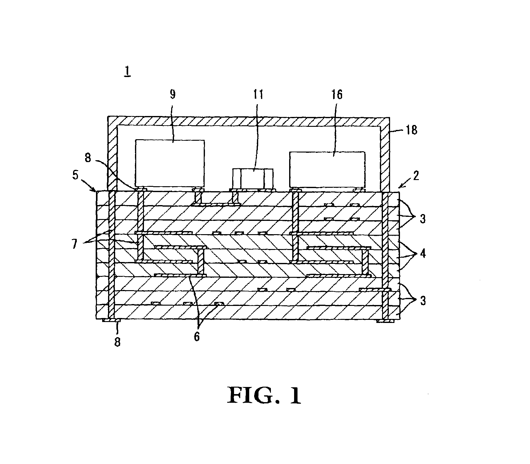 Glass-ceramic composite material and multilayered circuit substrate