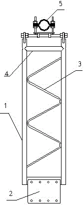 Heat-collecting pipe support of groove-type solar-energy heat collector