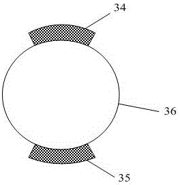 Magnetic bead separation device and method based on microfluidics