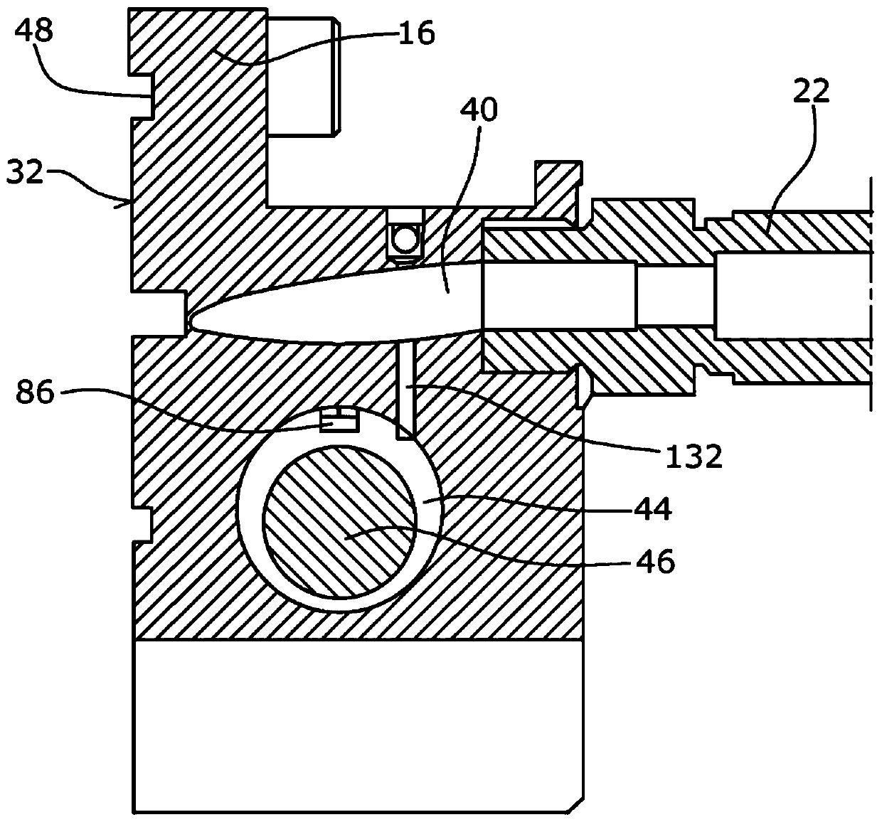 Flushable device for measuring through-flow processes of fluids