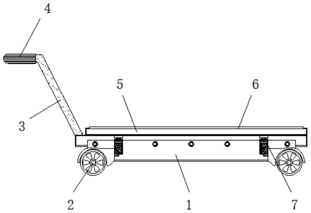 Building parcel conveying device