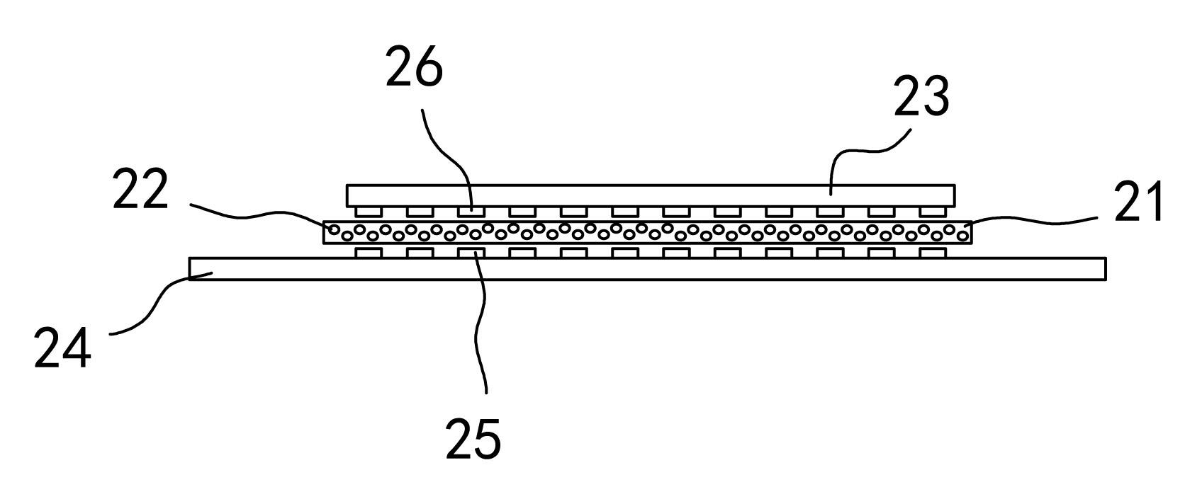 Hot-pressing sticking mechanism