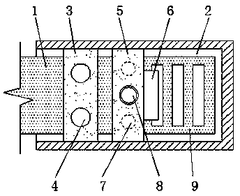 Combined type LED (light emitting diode) display screen with effects of reducing splicing joints and facilitating installation