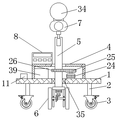 Robot with early warning function and early warning system thereof
