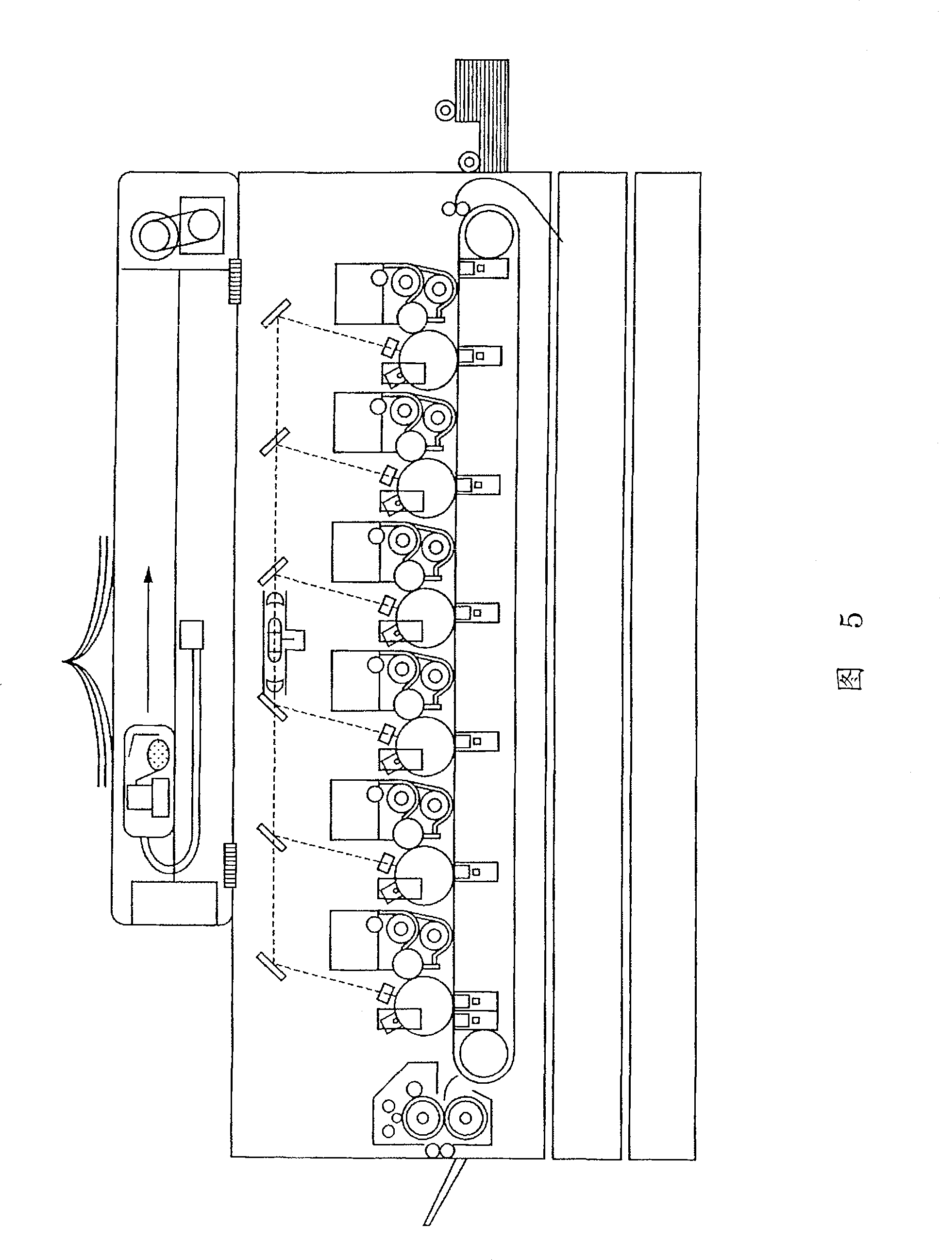 Image processing apparatus with six colour toners