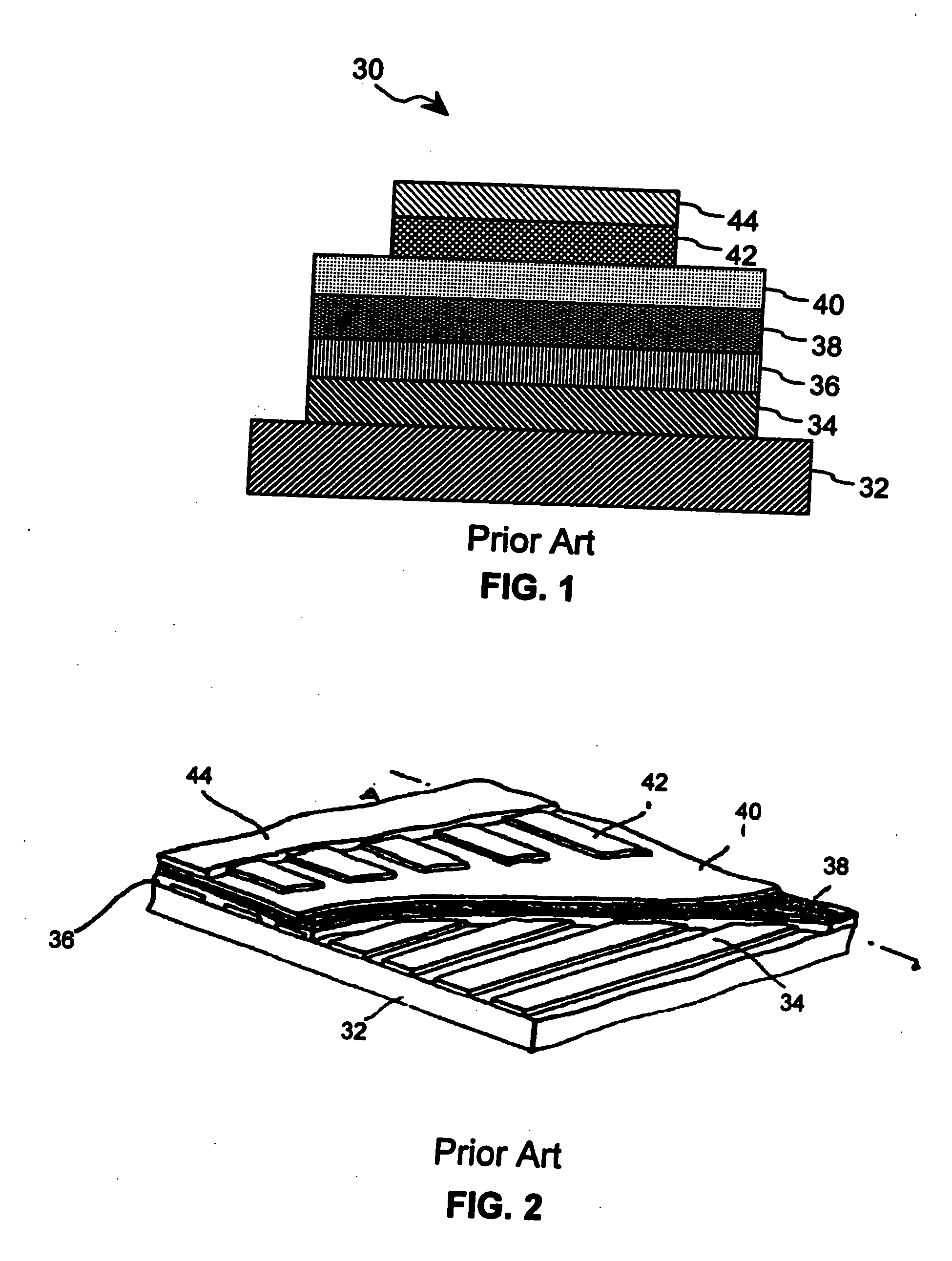Deposition of permanent polymer structures for OLED fabrication