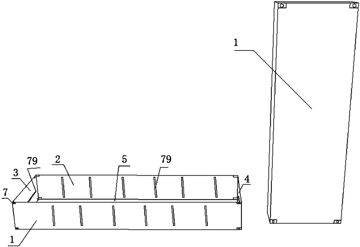 Application of rectangular glass container in screening plants adapting to karst landform and screening method of plants