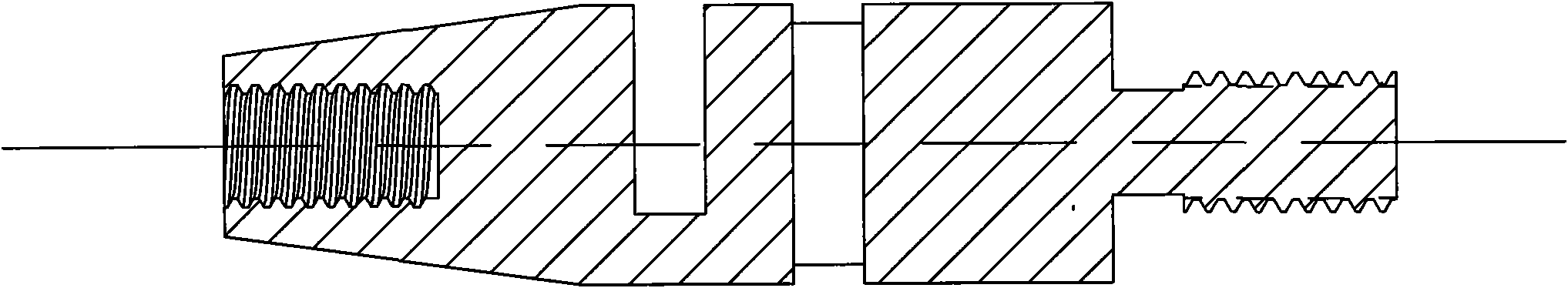 Probe protection structure for machine tool on-line measurement and manufacturing method