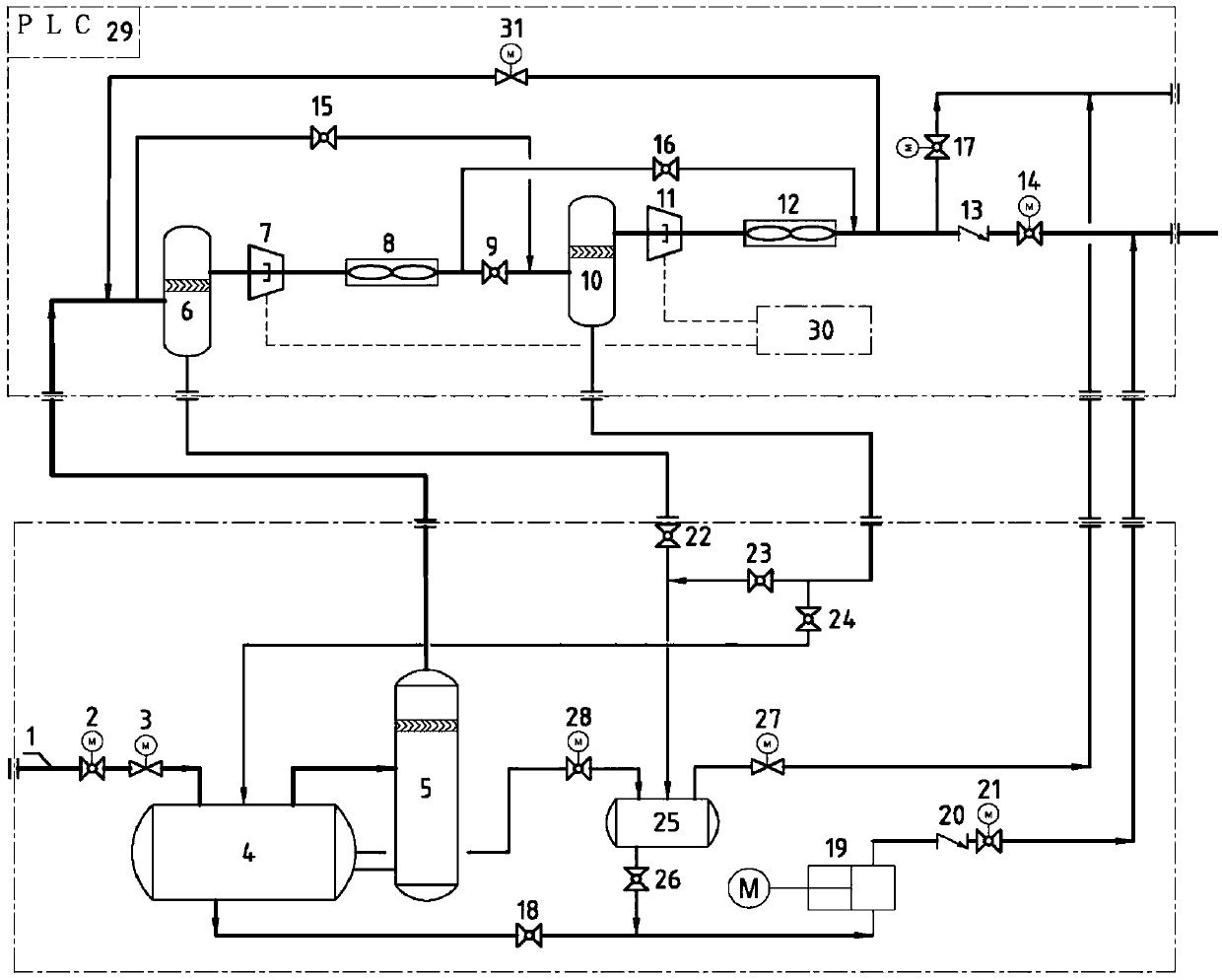 Complete-set gas well pressurization system based on reciprocating ...