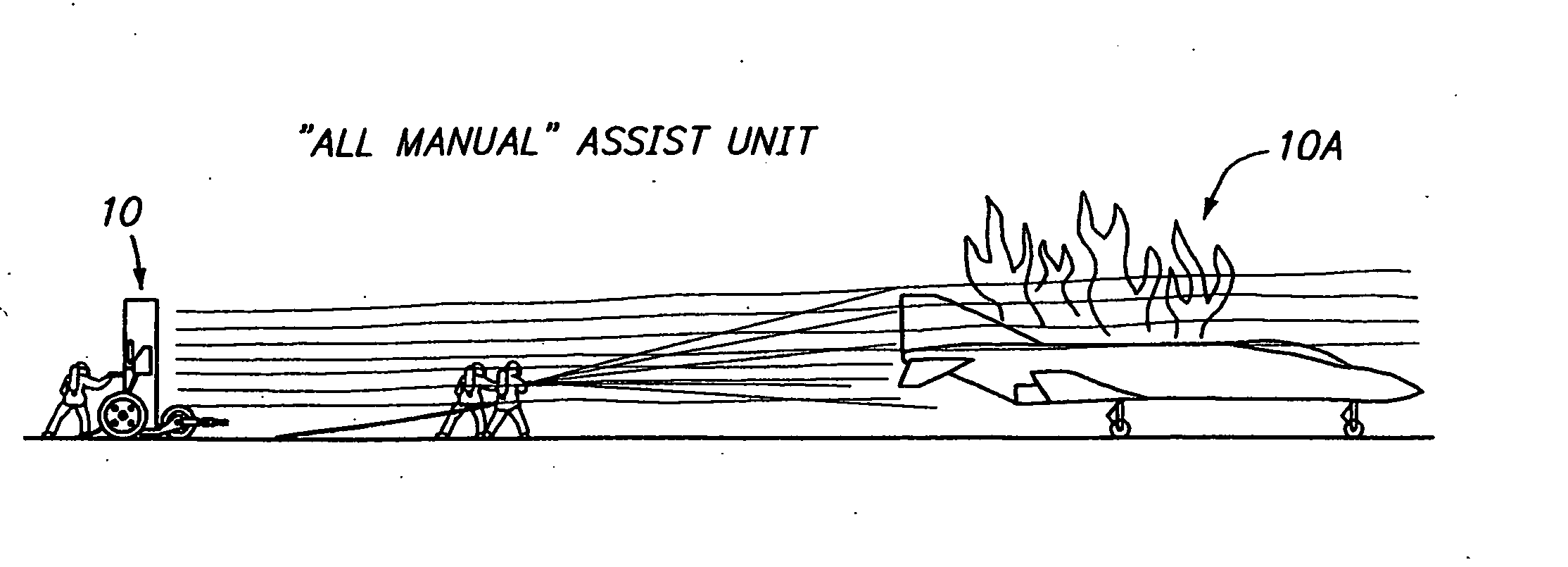 Assist unit for large outdoor fires background of the invention