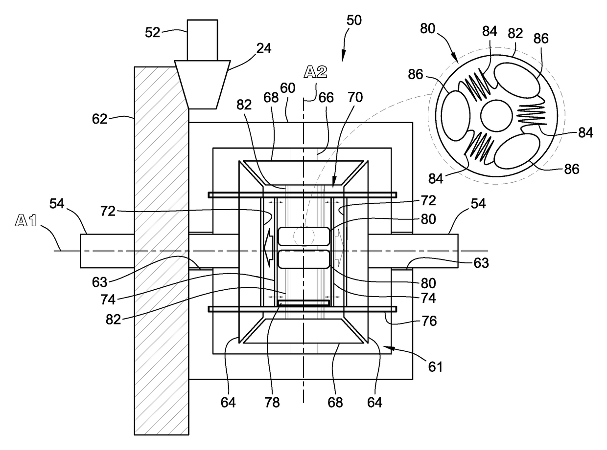 Limited slip differentials with centrifugal spring mass actuator for vehicle powertrains