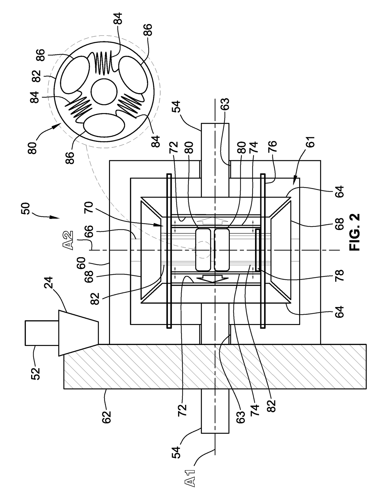 Limited slip differentials with centrifugal spring mass actuator for vehicle powertrains