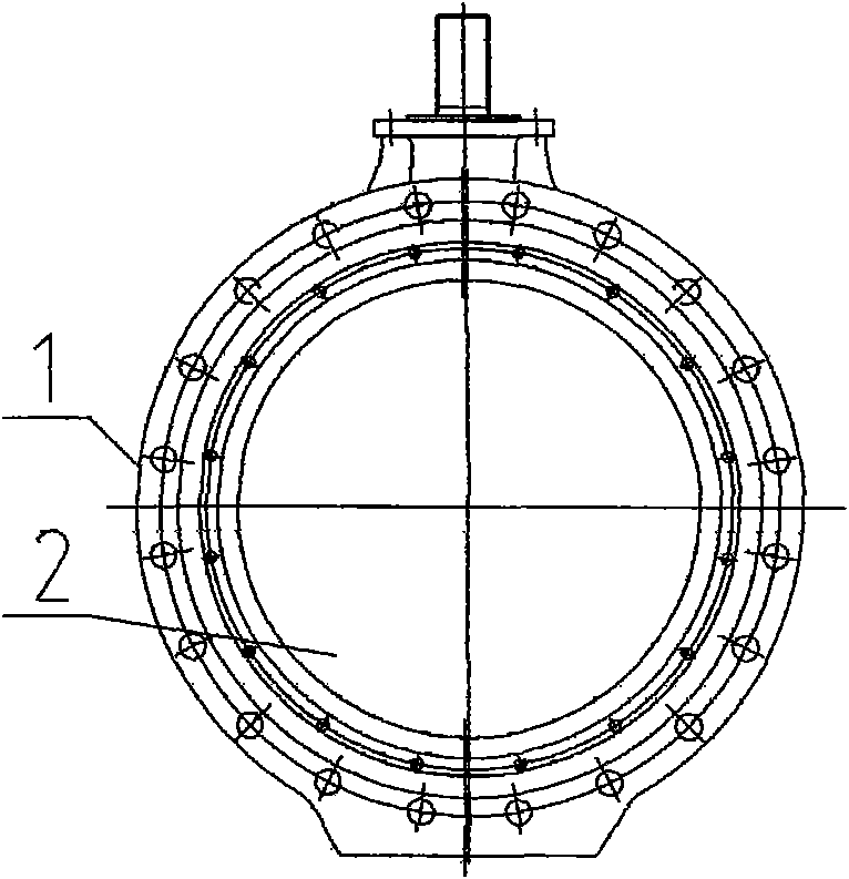 Method for manufacturing stainless steel sealing ring of double eccentric butterfly valve plate