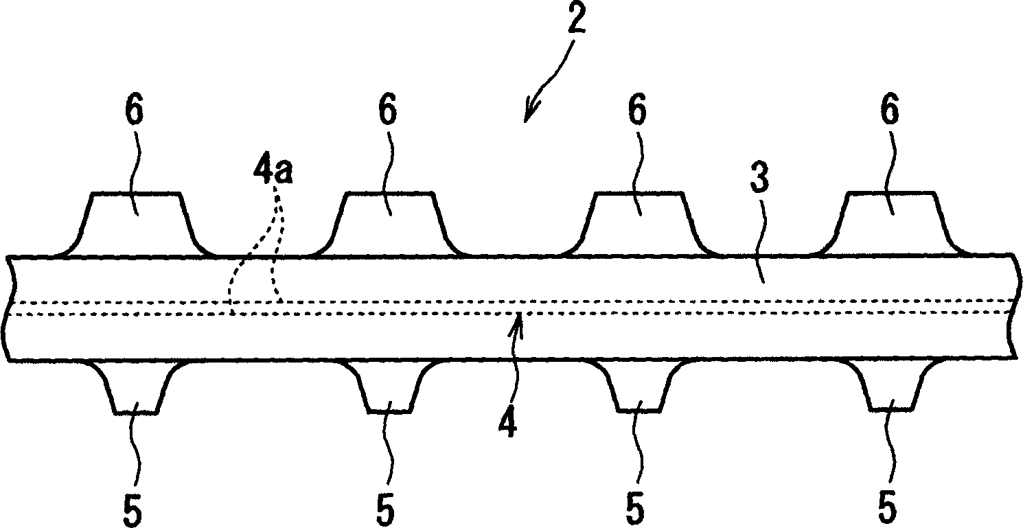 Method for making elastic caterpillar and sulfurization forming apparatus using said method