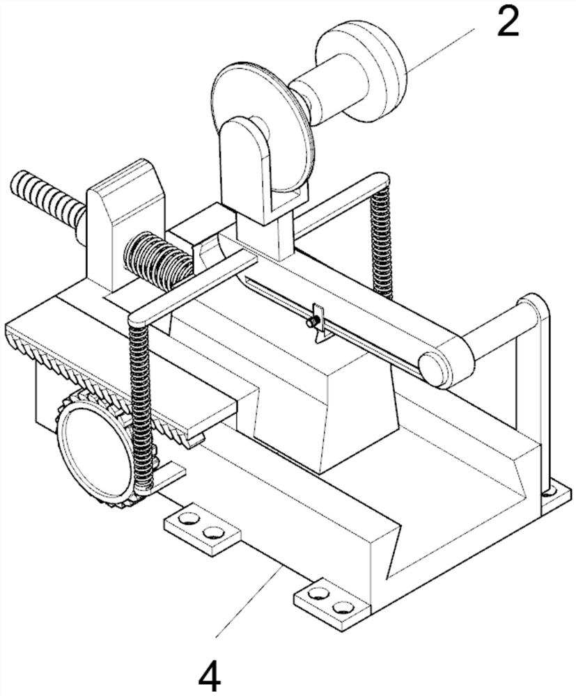 A cutting device for corrugated paper with fixed cutting distance, convenient adjustment and protective function