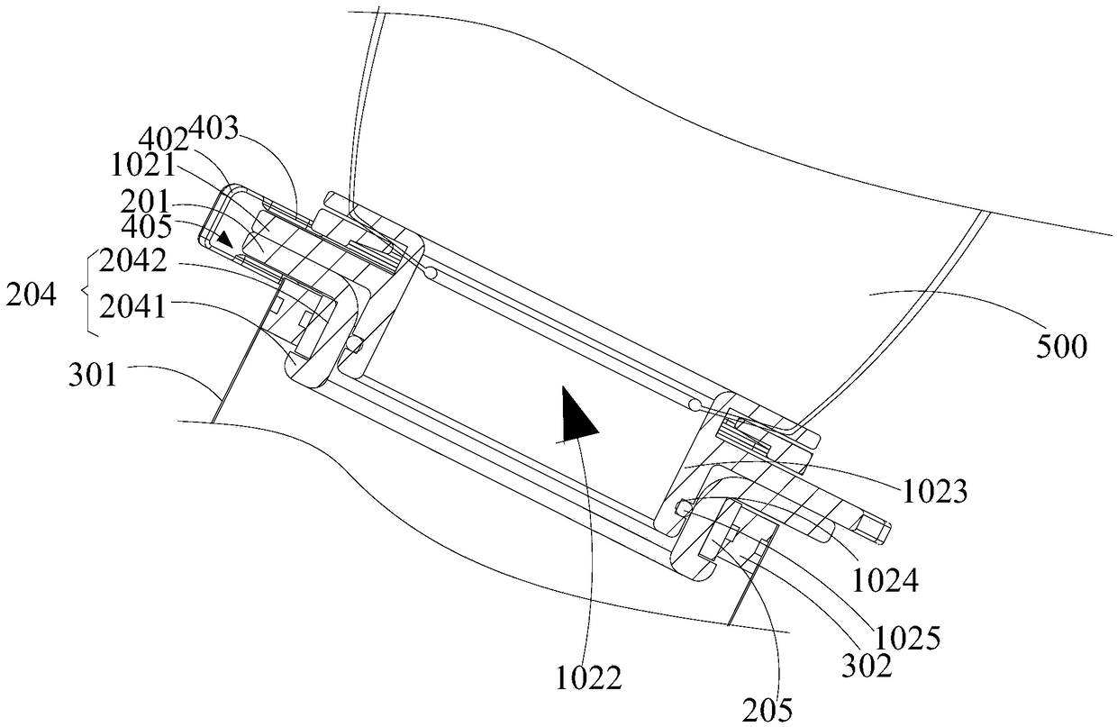 Connecting structure for multi-channel puncturing device