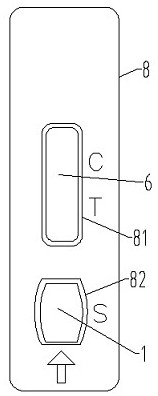 Detection card for identifying, diagnosing and detecting avian influenza virus infection and vaccine immunity and preparation method thereof