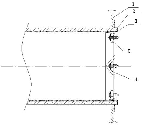 Device for discharge outboard pipe and water diversion plate of ship and manufacturing process