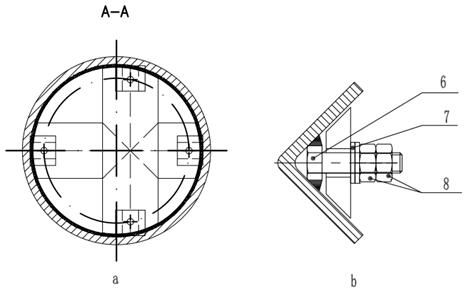 Device for discharge outboard pipe and water diversion plate of ship and manufacturing process