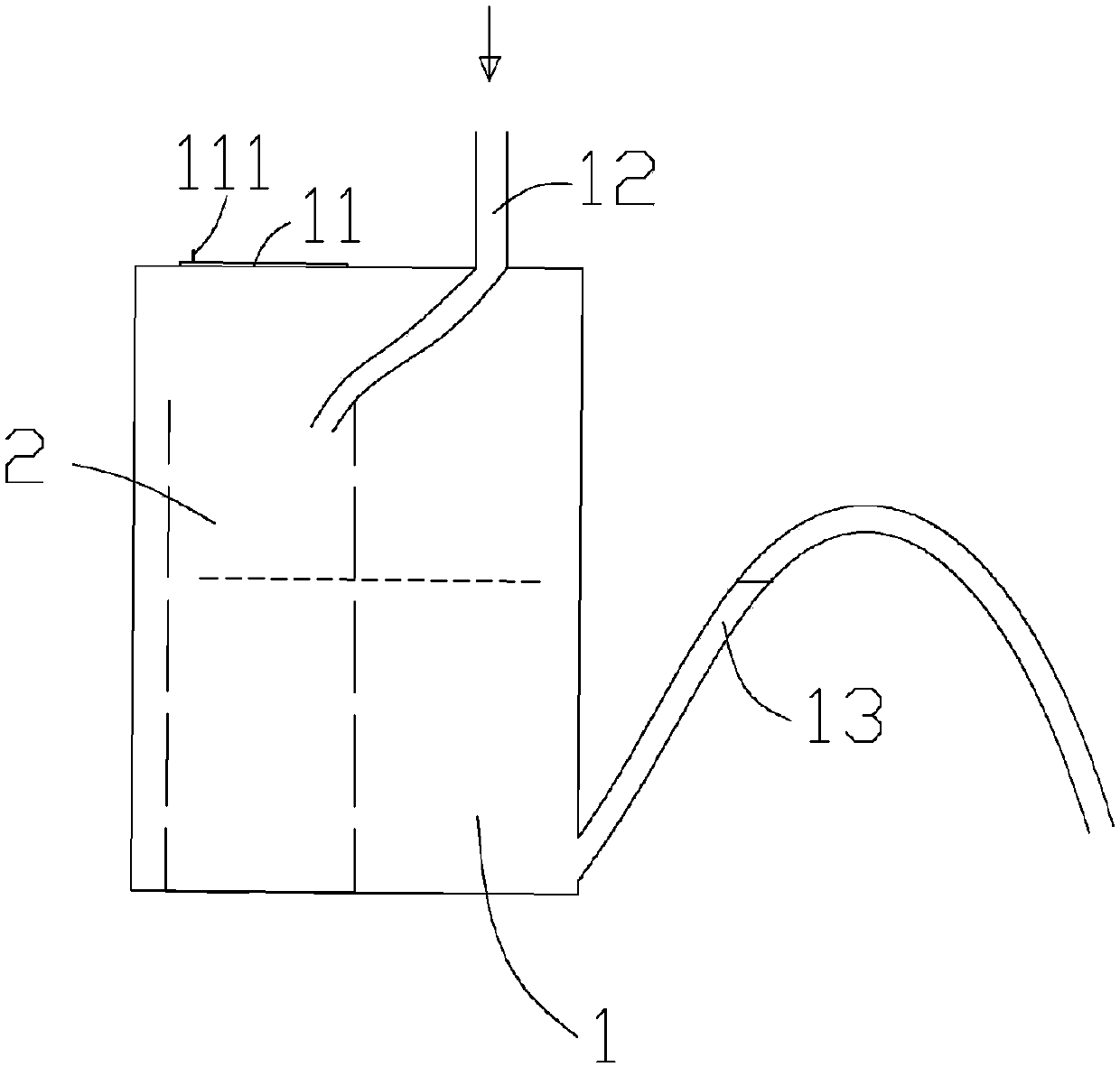 Efficient kitchen waste treatment device