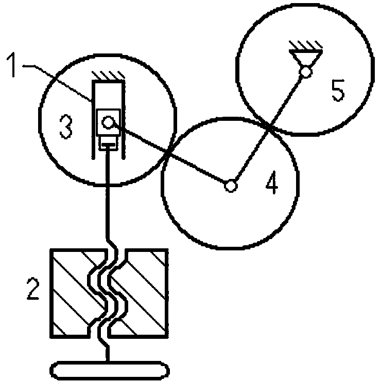 Three-gear-output variable-compression-ratio internal combustion engine