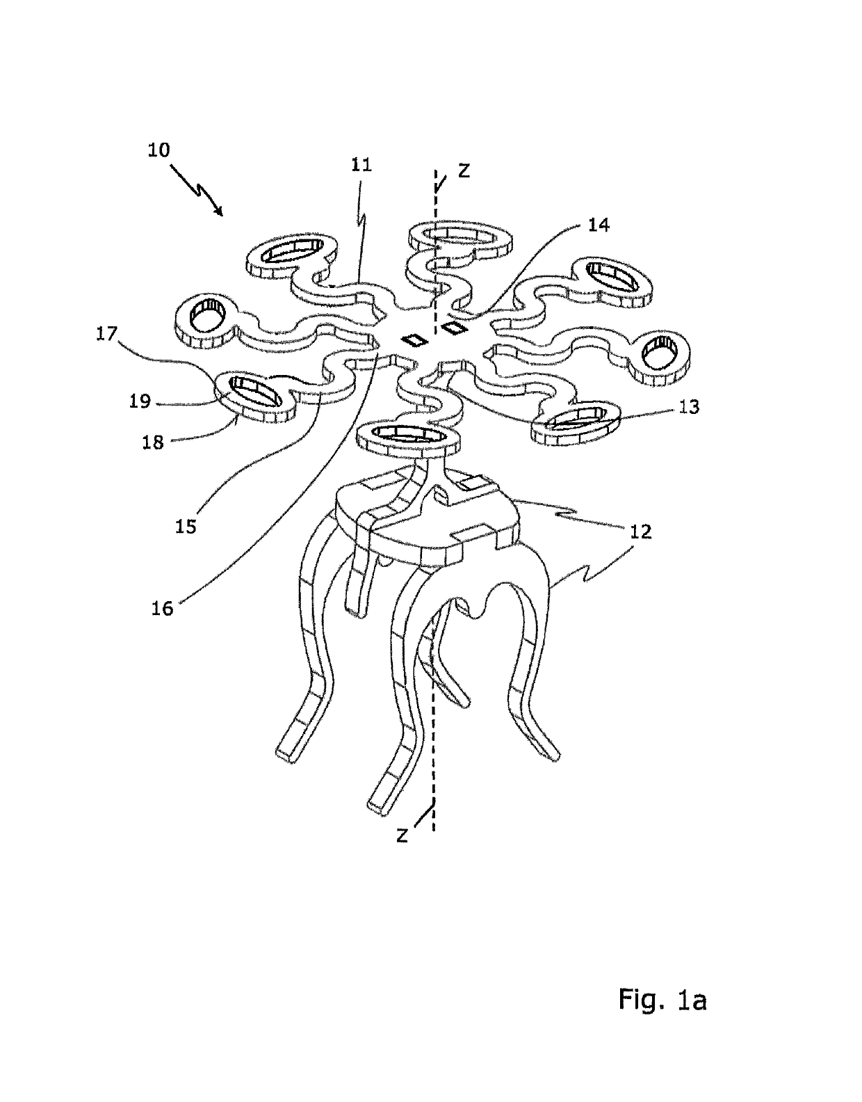 Ossicular prosthesis comprising foldable head plate