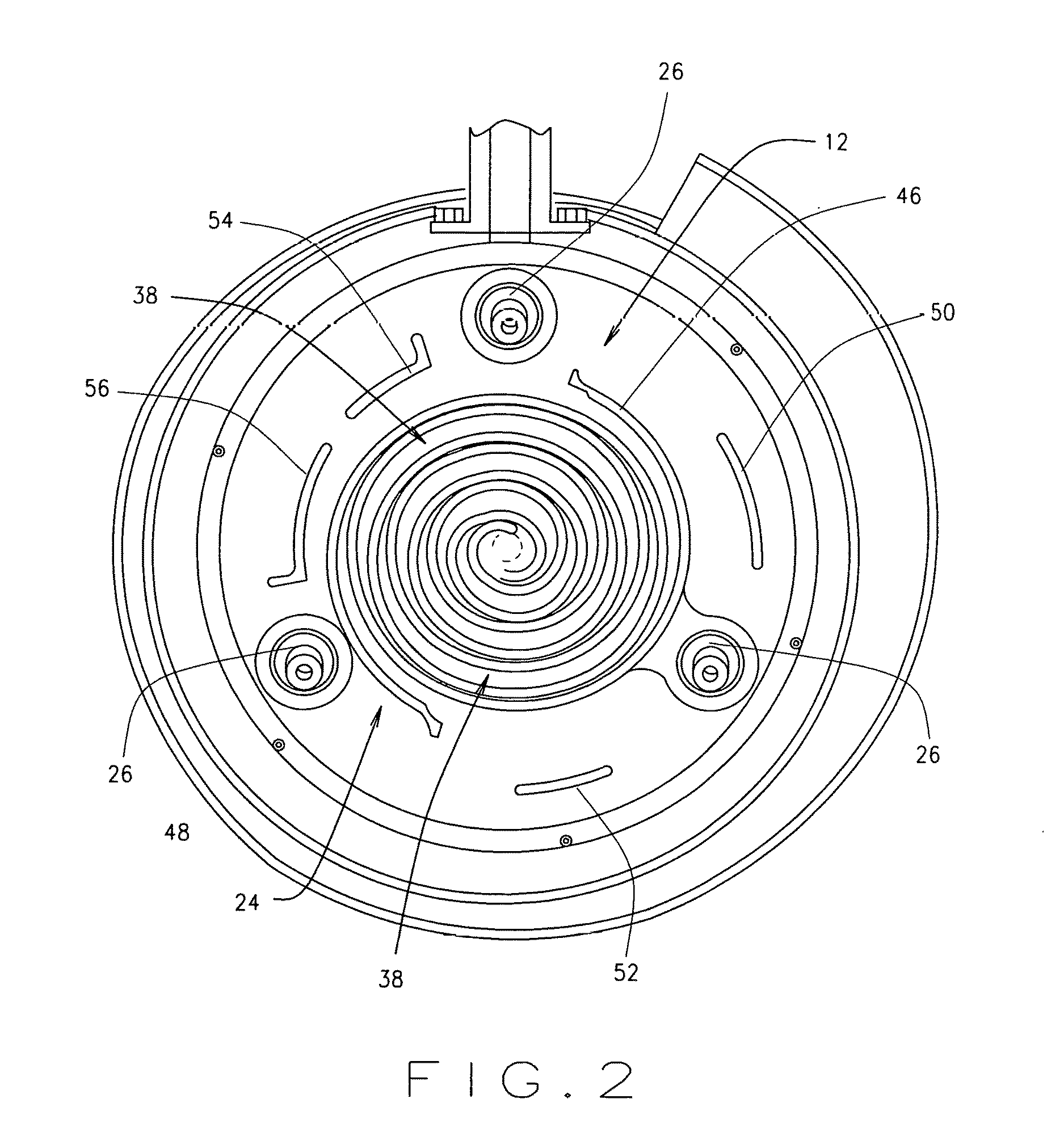 Scroll type device incorporating spinning or co-rotating scrolls