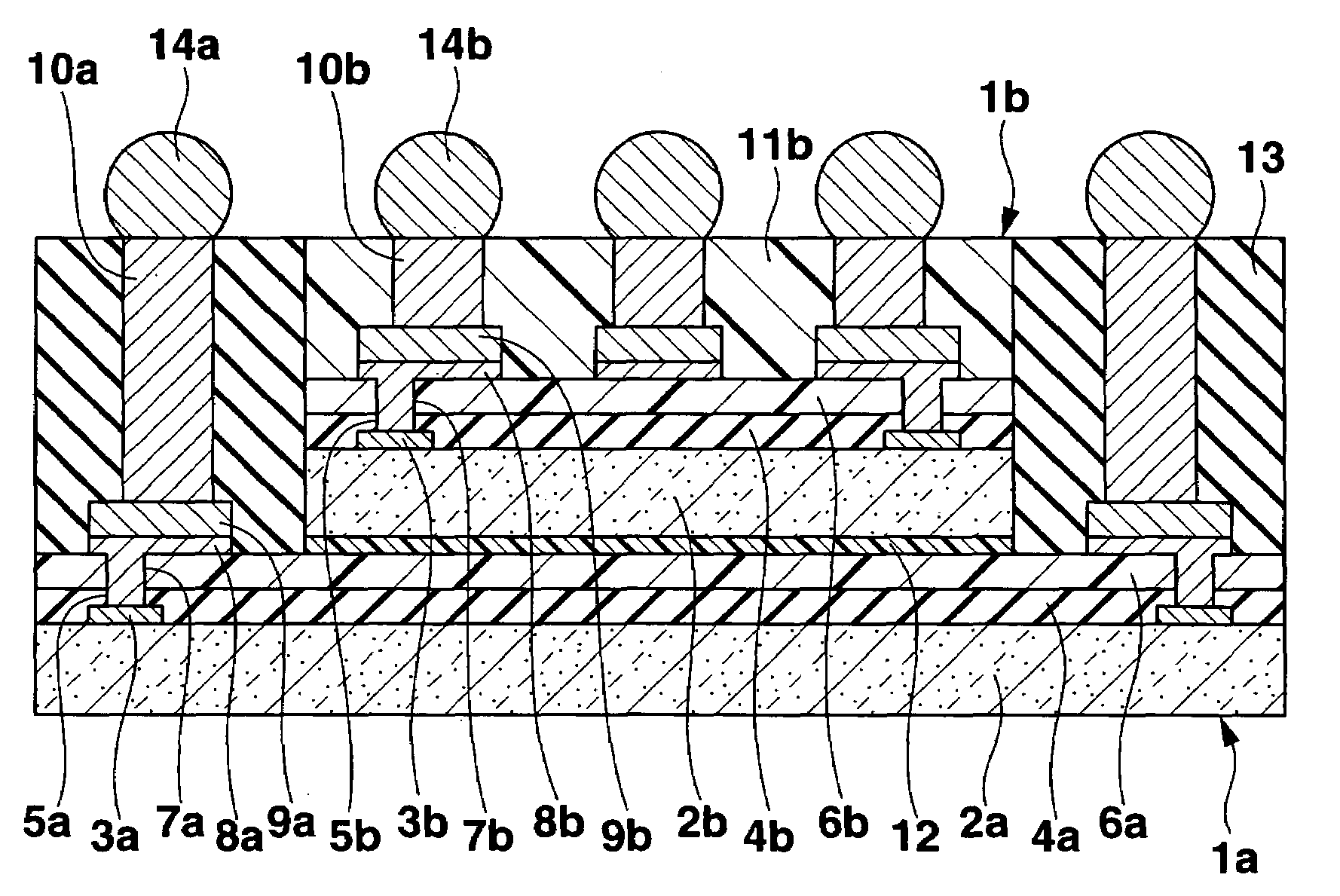 Semiconductor device having a plurality of semiconductor constructs