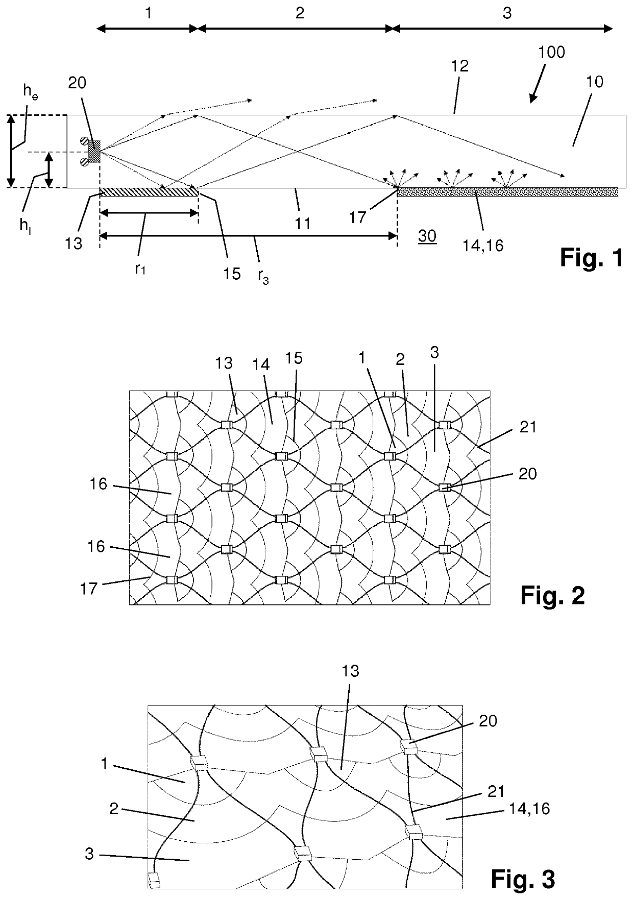 Light emitting arrangement for anti-fouling of a protected surface