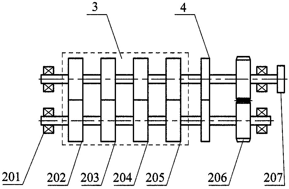 A claw engine power generation device for geothermal power generation