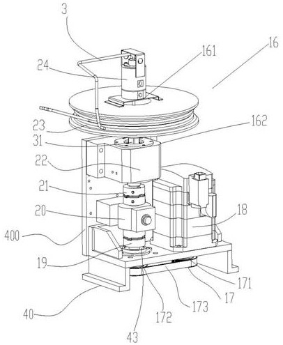 Working method of movable intelligent butt joint cable reels