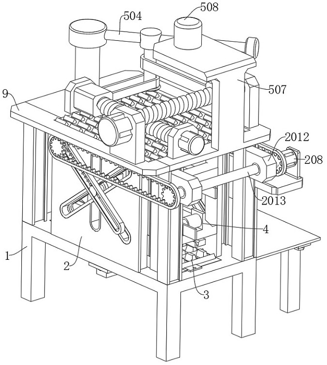 Self-adaptive adjustment laser cutting device