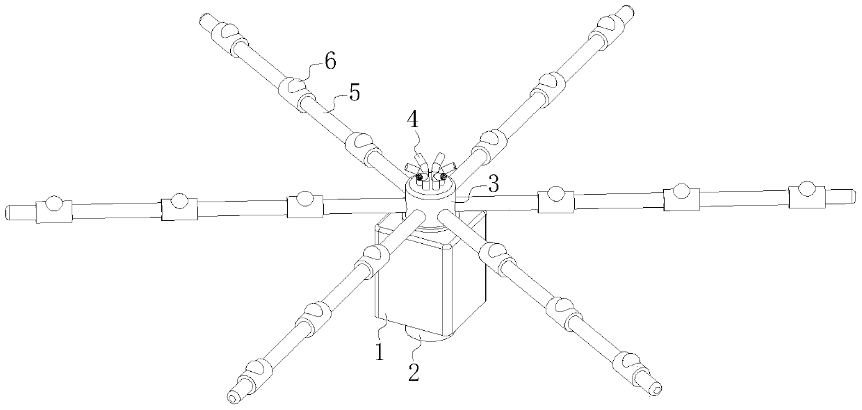 Lawn watering device with function of self-adjusting water spraying direction based on sunlight illumination area