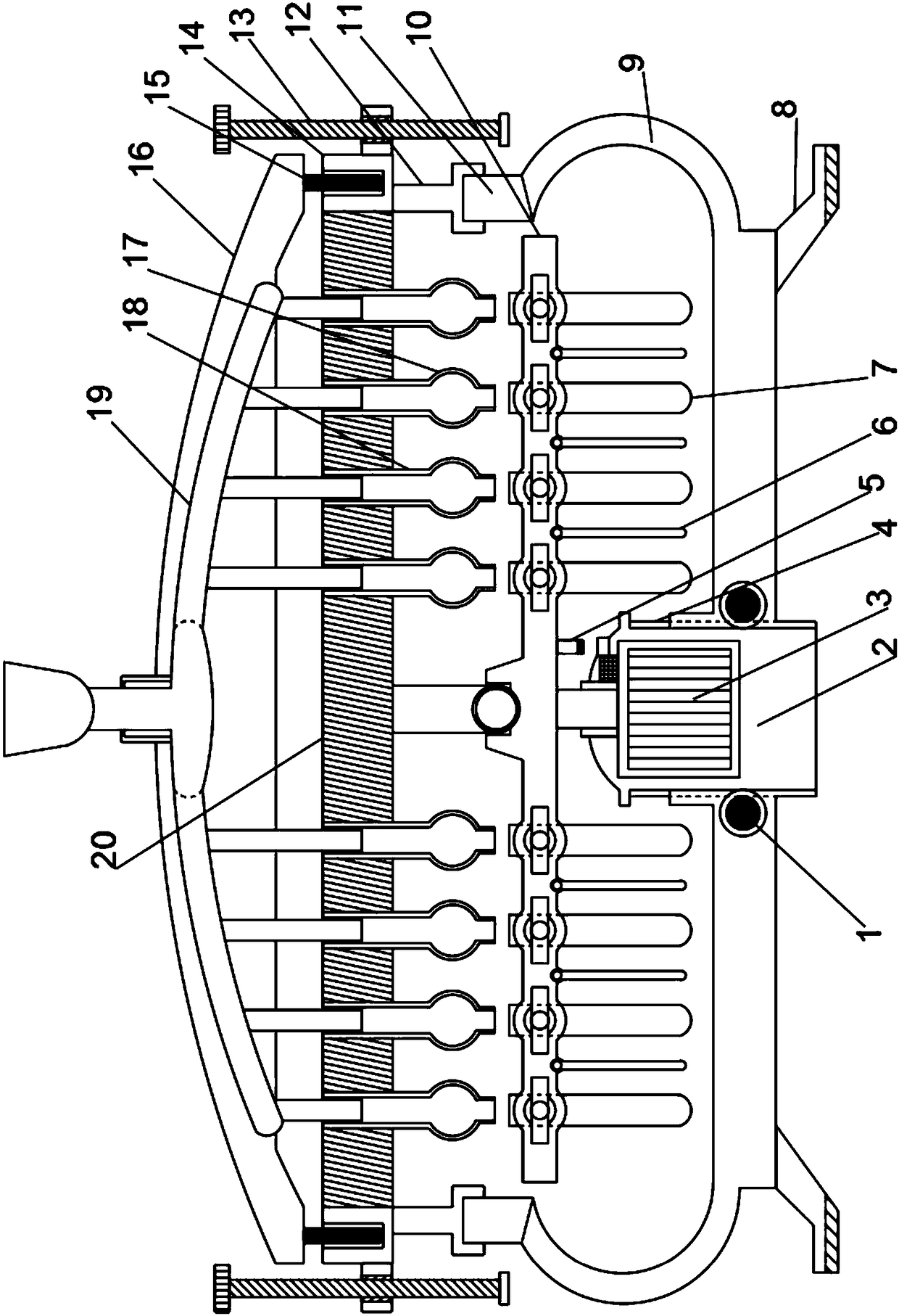 Lifting adaptive shunting centrifugal device