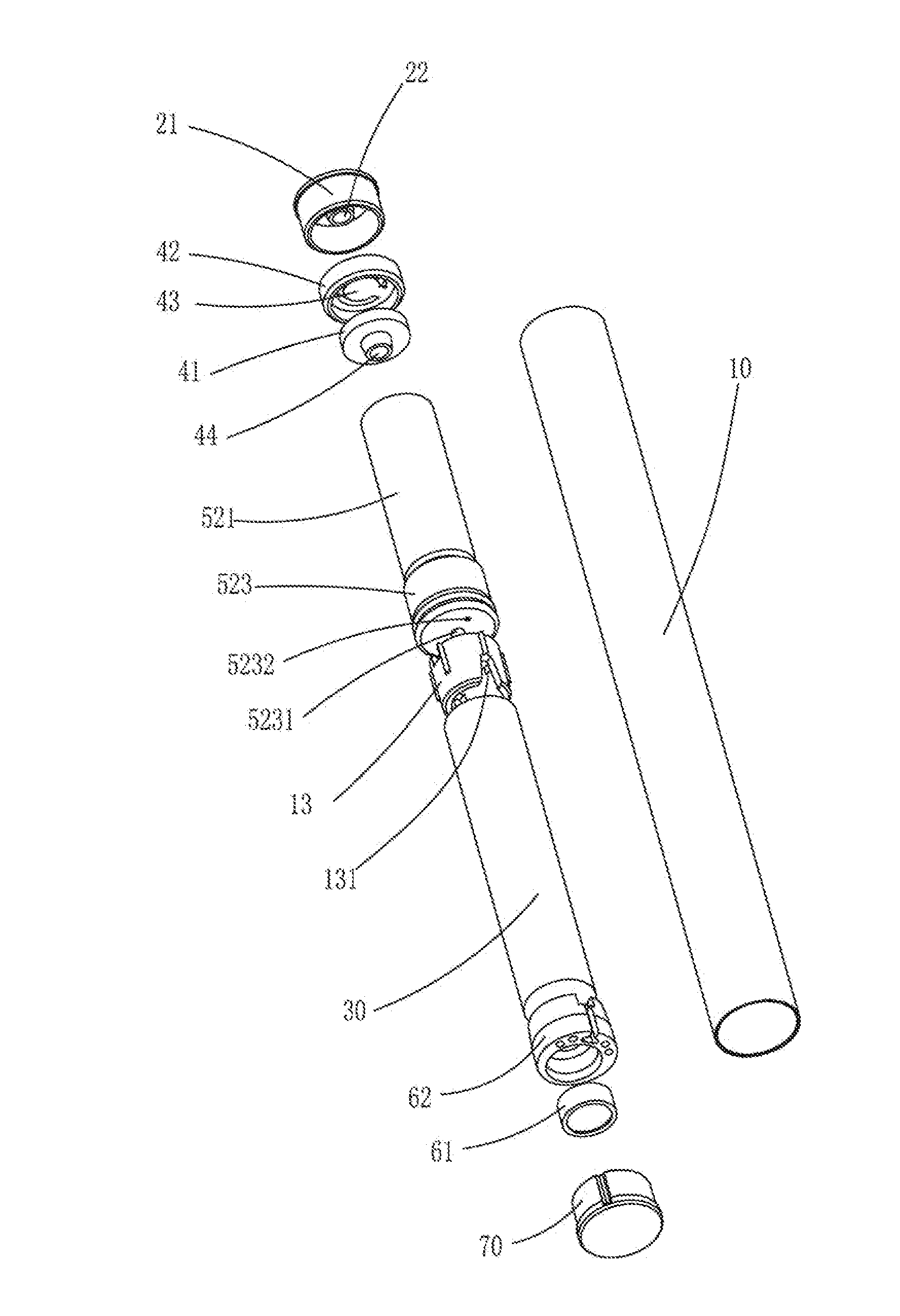 Electronic cigarette and electronic cigarette device thereof