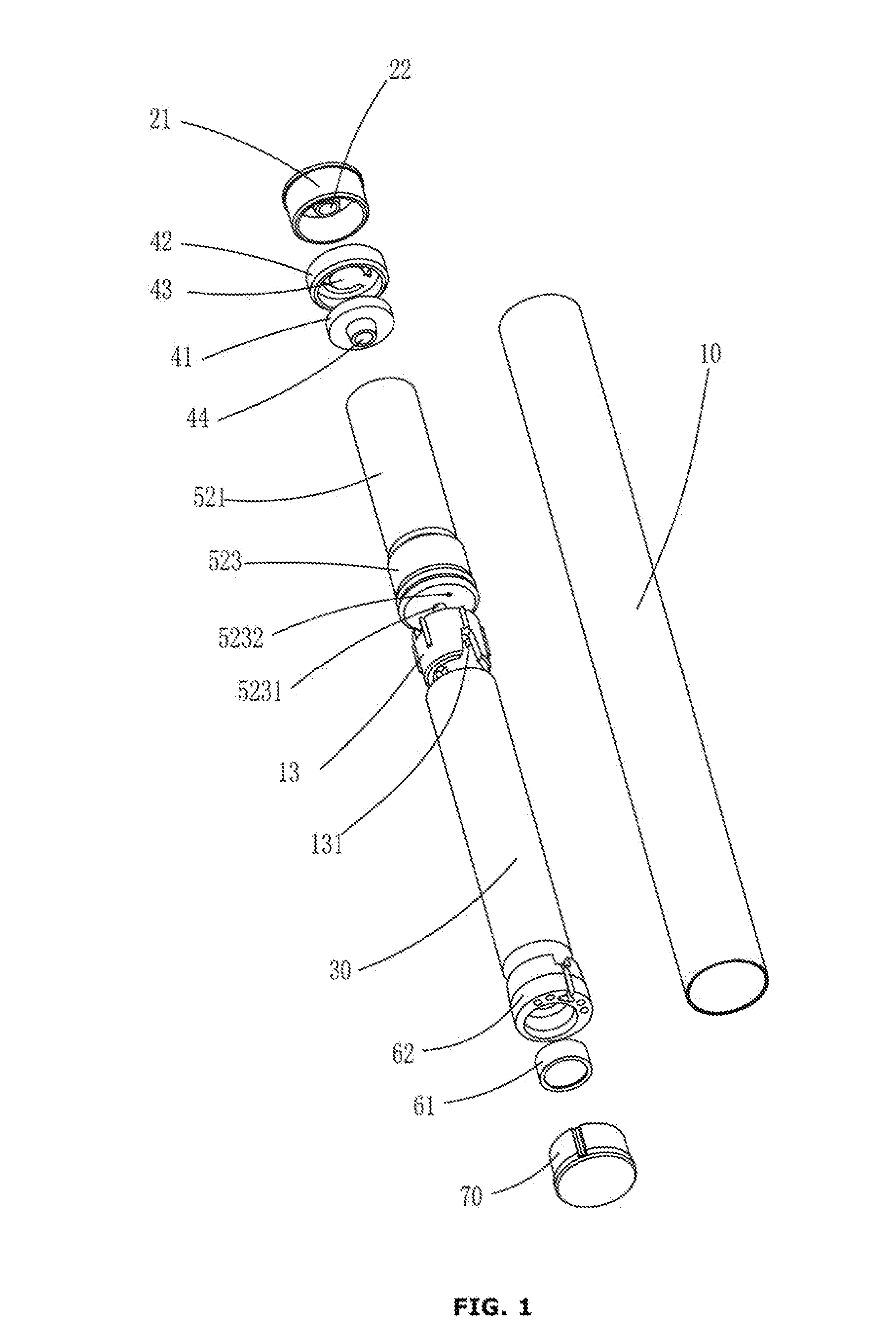 Electronic cigarette and electronic cigarette device thereof