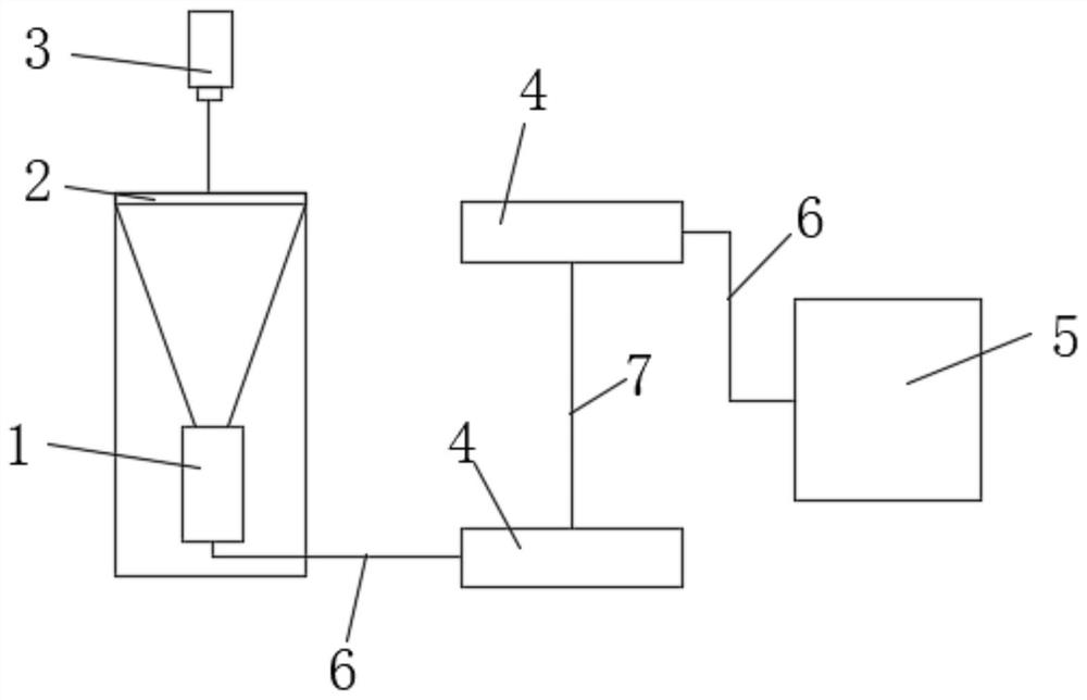 Method for realizing high-rise deflection monitoring based on laser spot center positioning mode