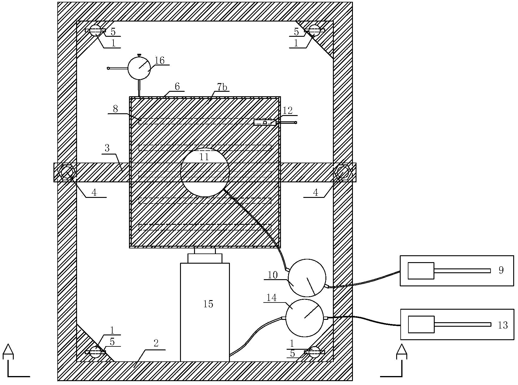 Method for detecting shear strength of clayey soil through large on-site direct shear test device