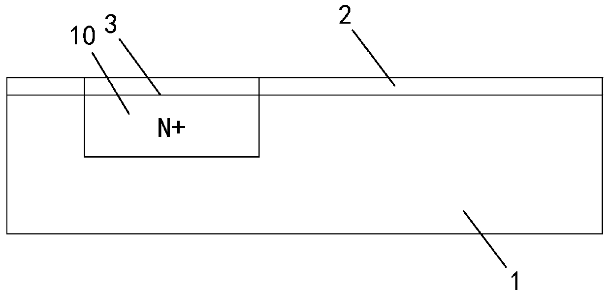 Manufacturing process of diode chip with lateral electrode and shallow trench