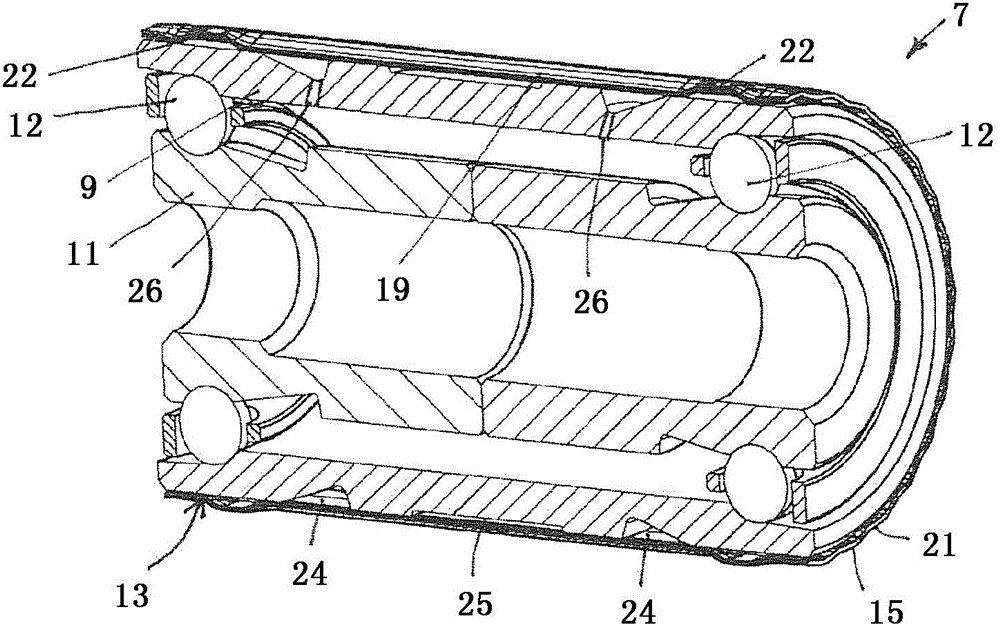 Rolling bearing device having a hydraulic damping device