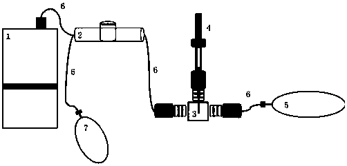 Method for determining lower fatty acid in atmosphere through dynamic solid-phase microextraction and gas chromatography