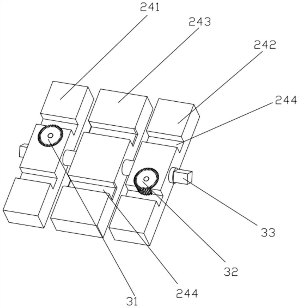 A four-way fixed linkage fixture